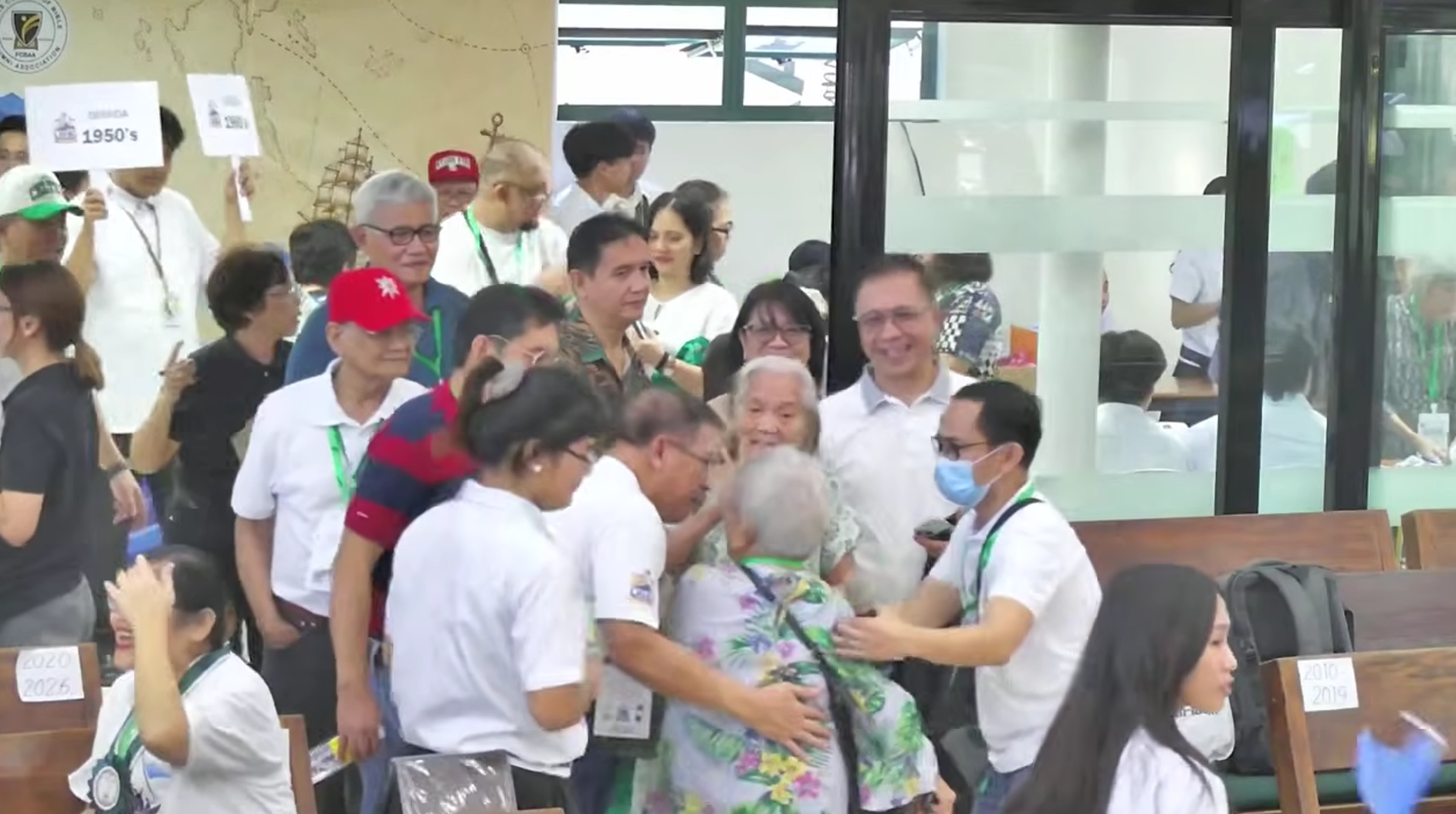 Alumni celebrate with a beloved senior member of the FEBIAS family
