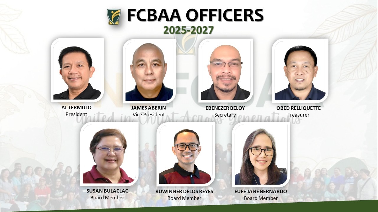 FCBAA Officers 2025–2027